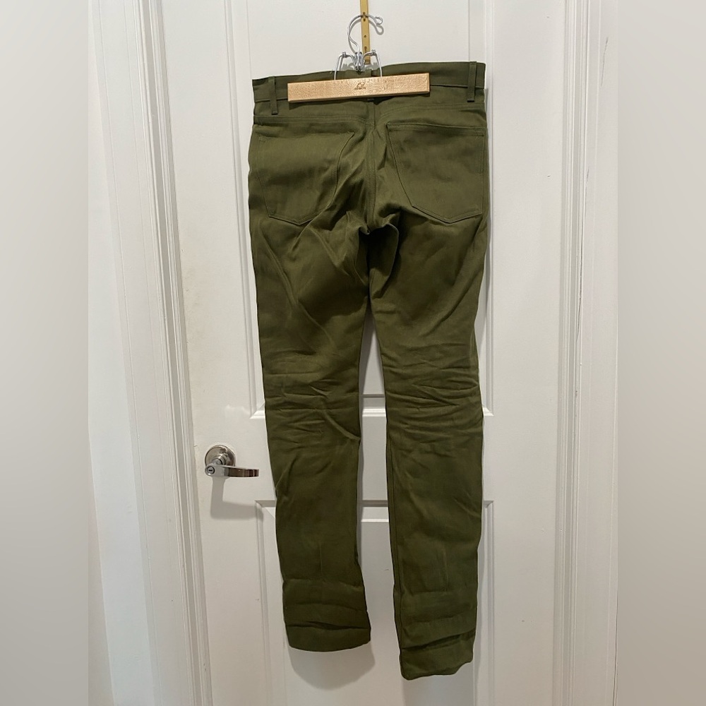 imogene + willie Barton Olive Japanese jeans NWOT